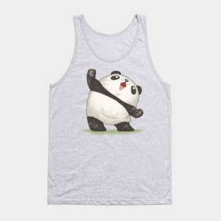 Panda joy of the victory Tank Top